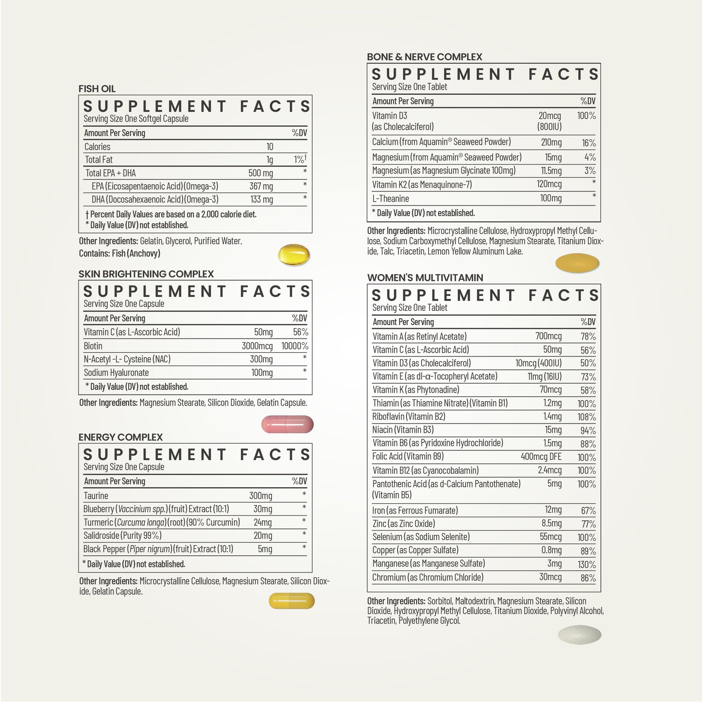 Women's Daily Nutrition Packs