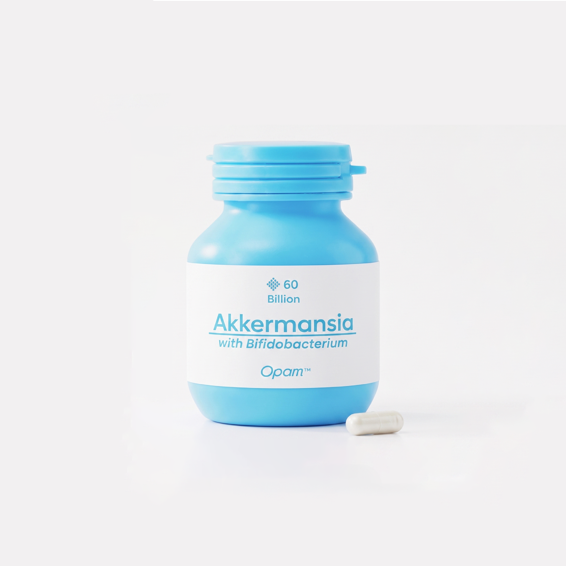 Opam™ 60B Akkermansia with Bifidobacterium Probiotic Capsules