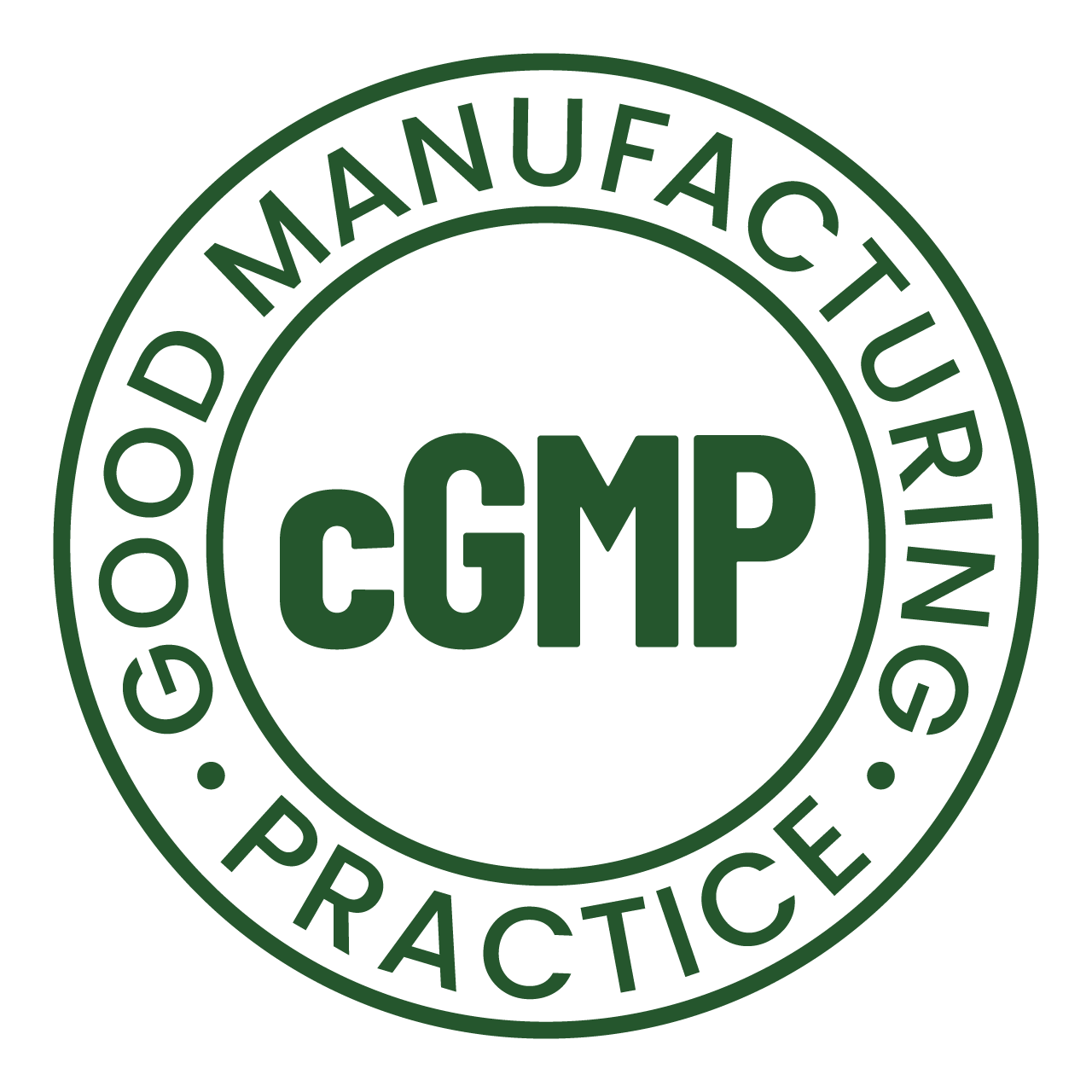 Neumina cGMP Good Manufacturing Practice certification stamp - premium quality science-backed supplements